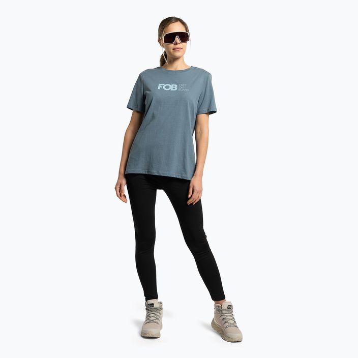 Women's T-shirt 4F TSD010 blue H4Z22-TSD010 2