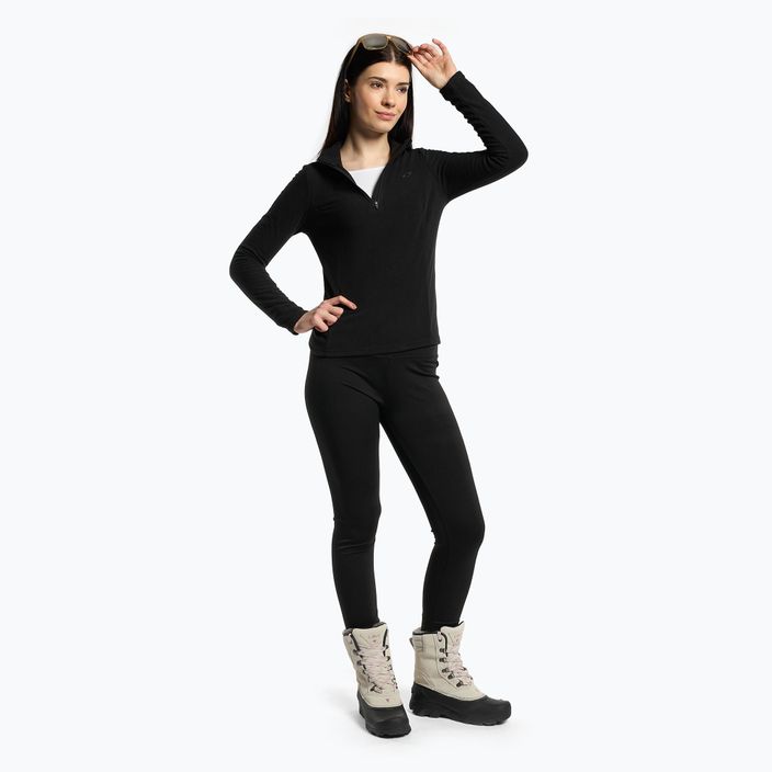 Women's ski sweatshirt 4F black H4Z22-BIDP010 2