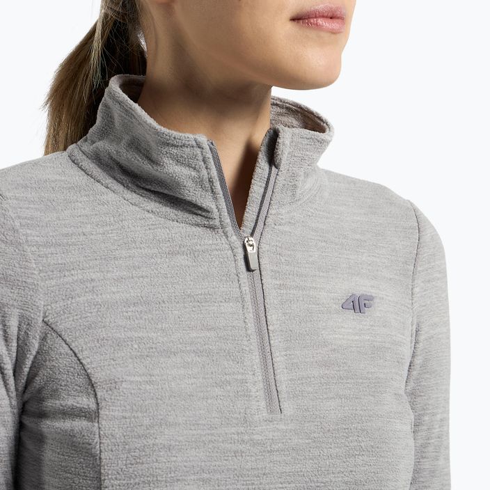 Women's ski sweatshirt 4F grey H4Z22-BIDP010 5