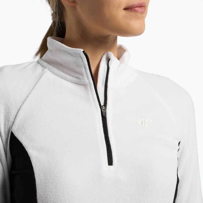 Women's ski sweatshirt 4F white H4Z22-BIDP011 5