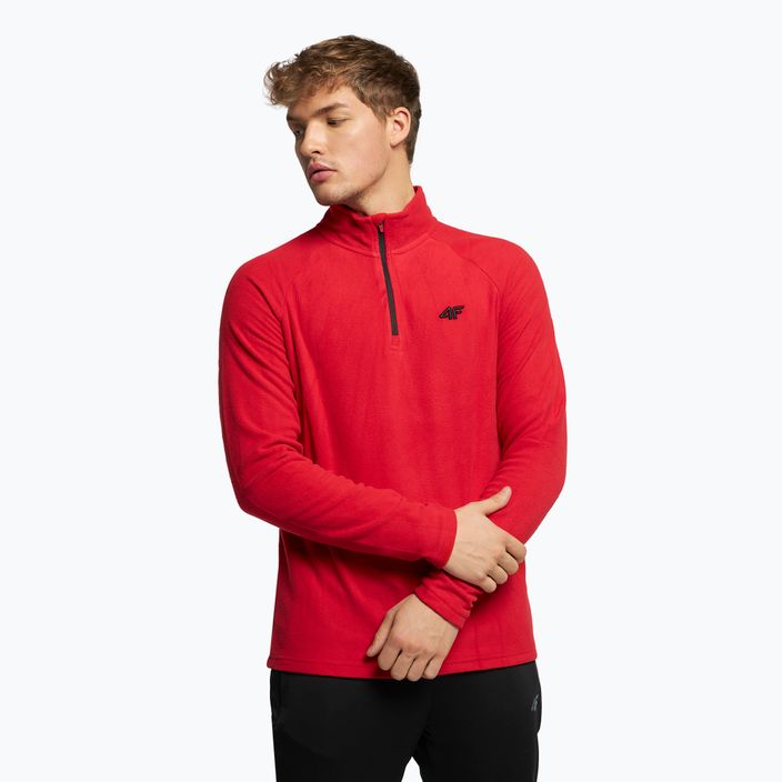 Men's 4F ski sweatshirt red H4Z22-BIMP010