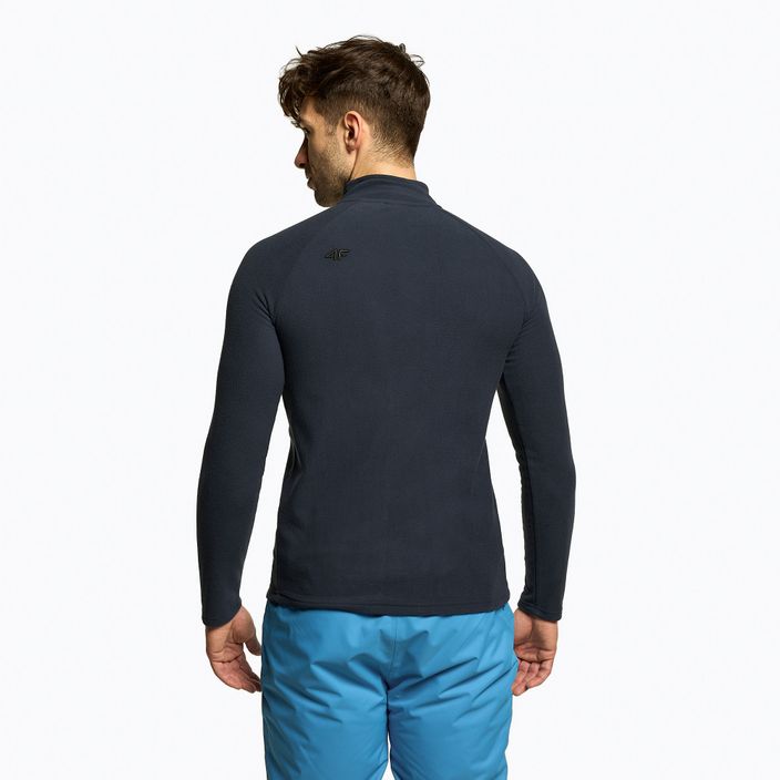 Men's 4F ski sweatshirt navy blue H4Z22-BIMP010 3