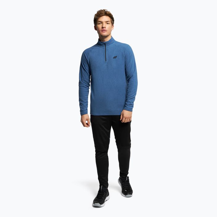 Men's 4F ski sweatshirt blue H4Z22-BIMP010 2