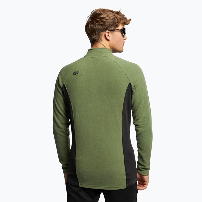 Men's 4F ski sweatshirt green H4Z22-BIMP011 4