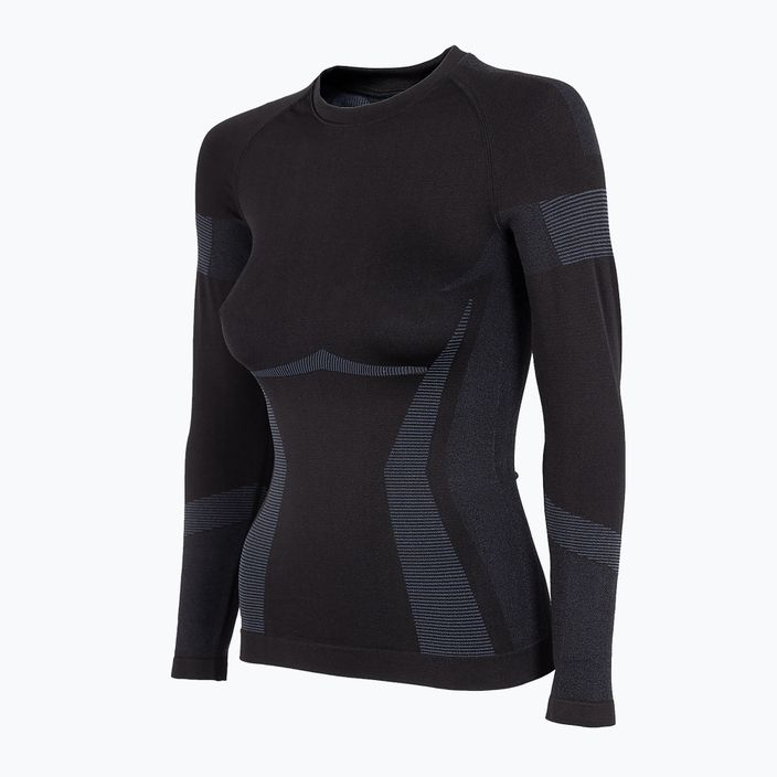 Women's thermal T-shirt 4F black H4Z22-BIDB030G