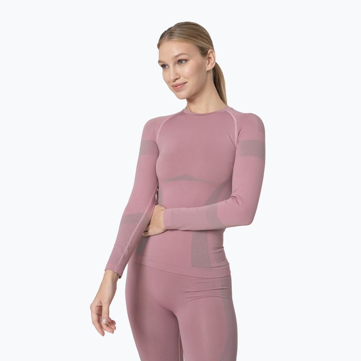 Women's thermal T-shirt 4F pink H4Z22-BIDB030G 3