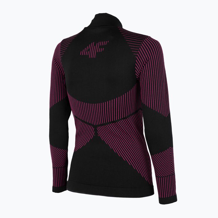 Women's thermal T-shirt 4F pink/black H4Z22-BIDB031G 3