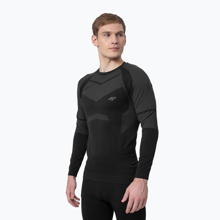 Men's 4F thermal T-shirt black H4Z22-BIMB030G