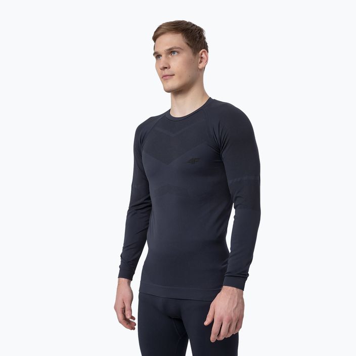 Men's 4F thermal T-shirt navy blue H4Z22-BIMB030G