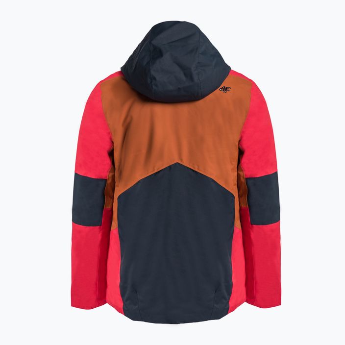 Men's 4F ski jacket red H4Z22-KUMN012 8