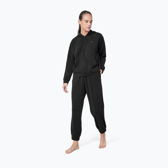 Women's yoga pants 4F black H4Z22-SPDD022 2