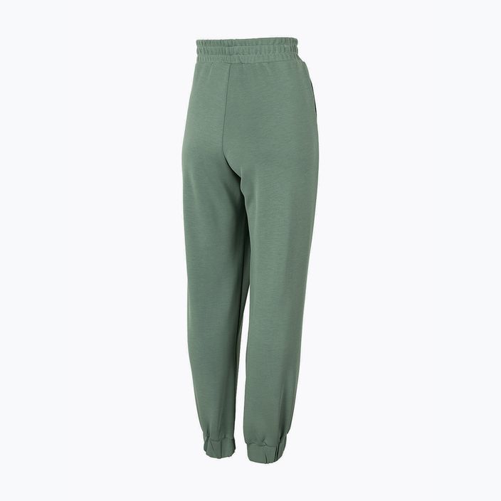 Women's yoga pants 4F green H4Z22-SPDD022 4