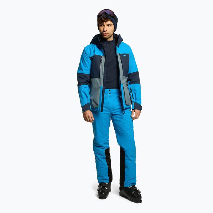 Men's 4F ski trousers blue H4Z22-SPMN006 2