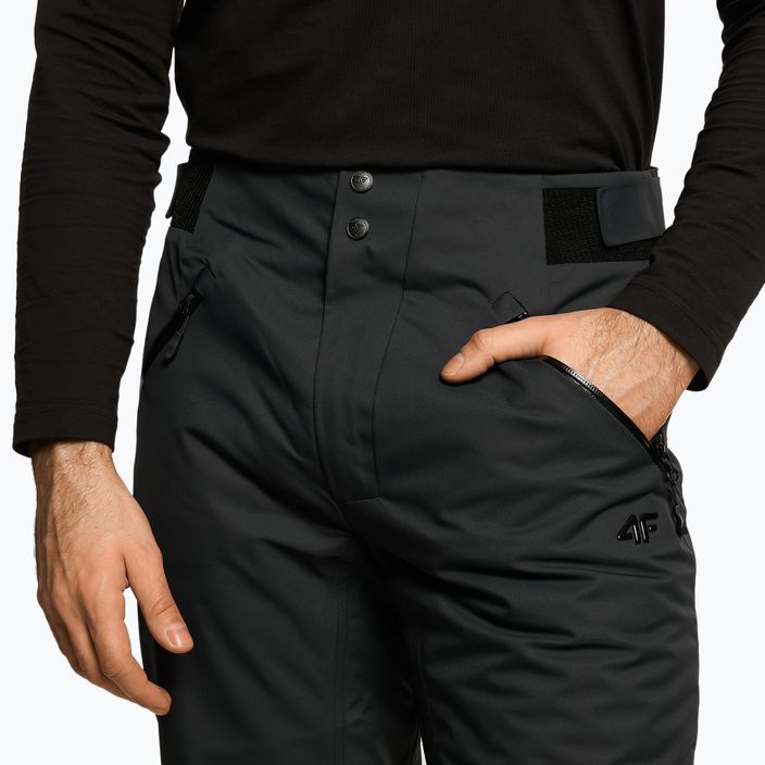 Men's 4F ski trousers black H4Z22-SPMN006 4