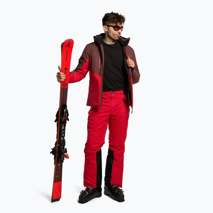 Men's 4F ski trousers red H4Z22-SPMN006 2