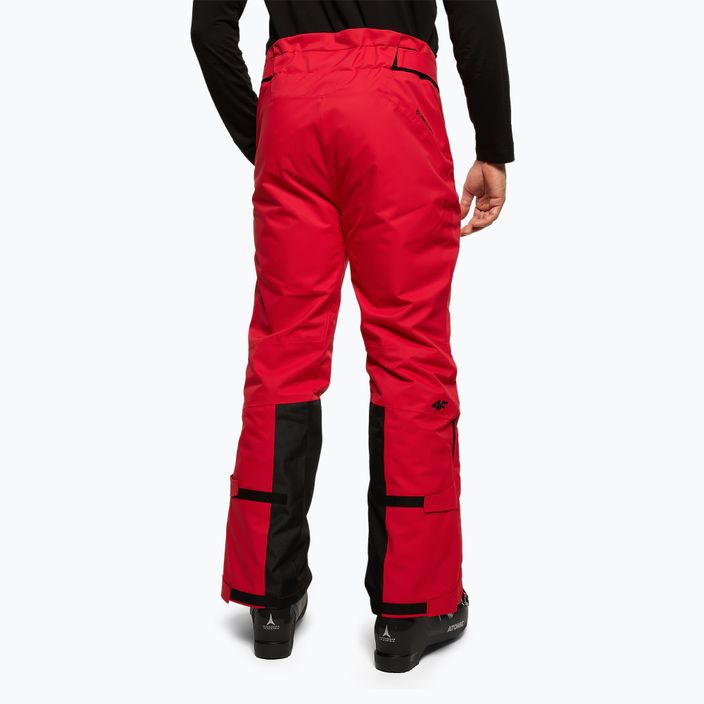Men's 4F ski trousers red H4Z22-SPMN006 3