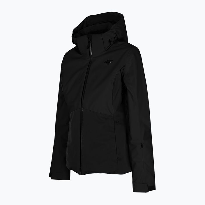 Women's ski jacket 4F black H4Z22-KUDN010 7