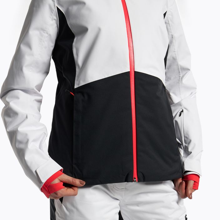 Women's ski jacket 4F white H4Z22-KUDN010 5