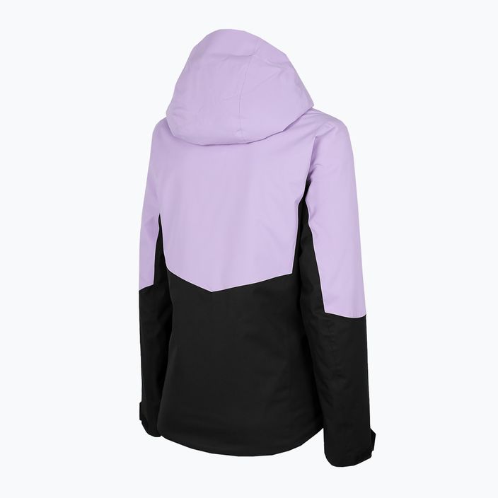 Women's 4F rain jacket purple H4Z22-KUD060 3