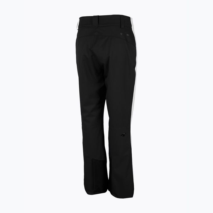 Women's ski trousers 4F white and black H4Z22-SPDN006 7
