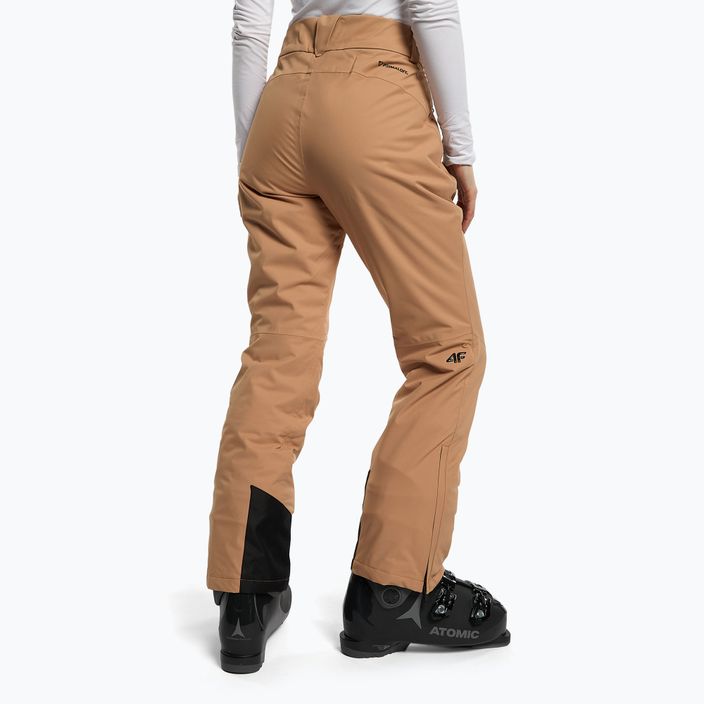 Women's ski trousers 4F brown H4Z22-SPDN006 3
