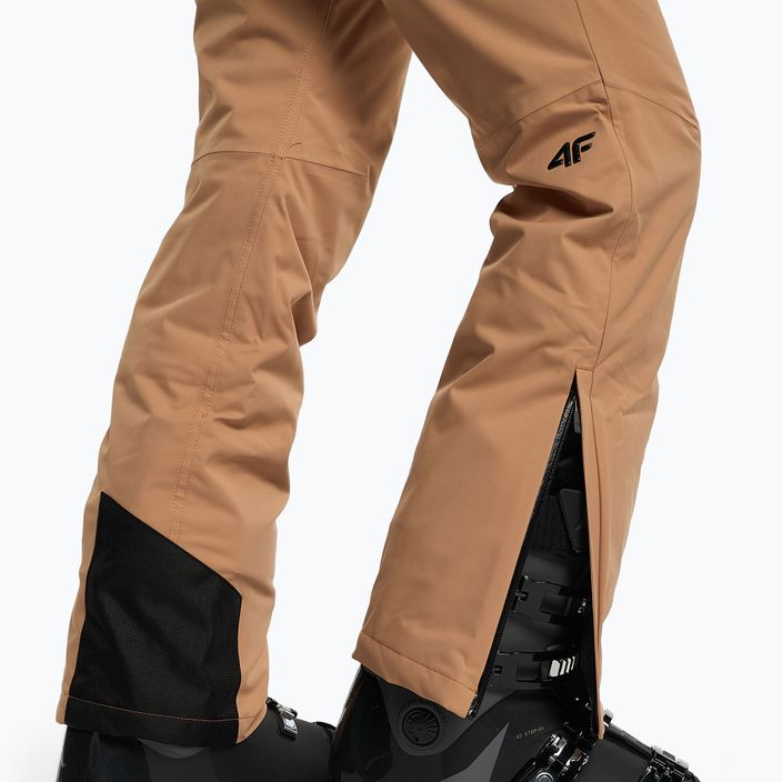Women's ski trousers 4F brown H4Z22-SPDN006 4