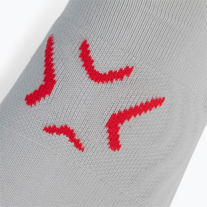 Men's training socks 4F grey-red H4Z22-SOM001 4