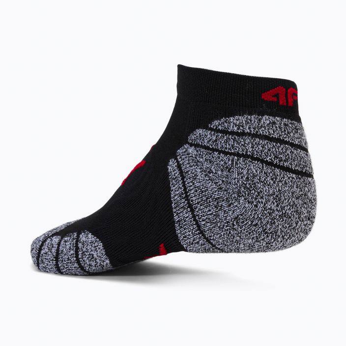 Men's training socks 4F grey-red H4Z22-SOM001 6