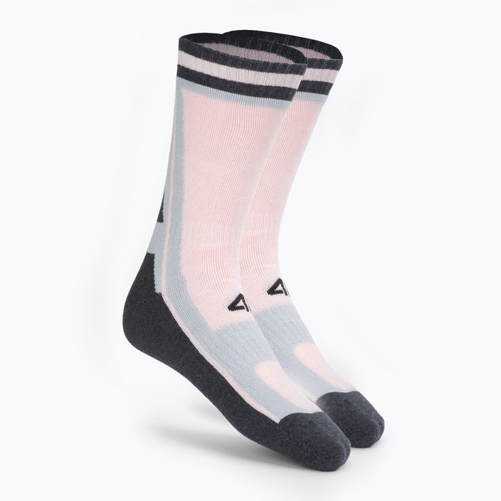 4F trekking socks pink H4Z22-SOUT001
