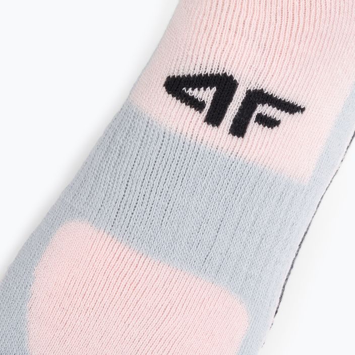 4F trekking socks pink H4Z22-SOUT001 4
