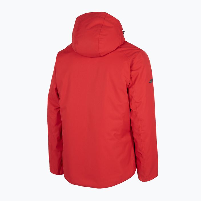 Men's 4F ski jacket red H4Z22-KUMN003 8