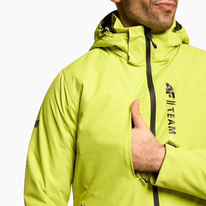 Men's 4F ski jacket green H4Z22-KUMN003 6