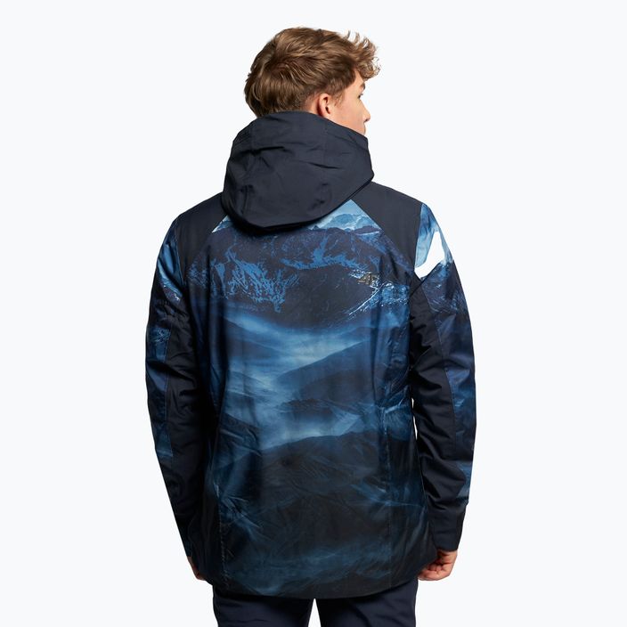 Men's 4F ski jacket navy blue H4Z22-KUMN006 4