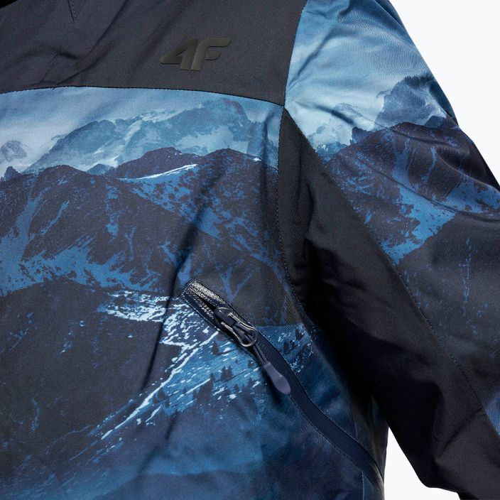Men's 4F ski jacket navy blue H4Z22-KUMN006 7