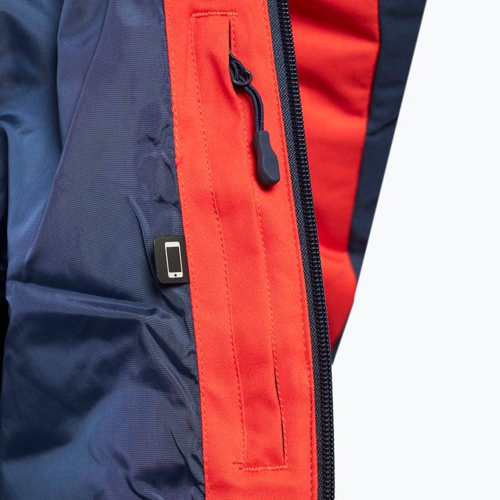 Men's 4F ski jacket red and navy blue H4Z22-KUMN007 10