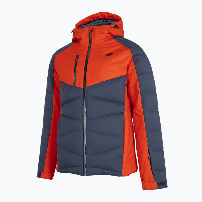 Men's 4F ski jacket red and navy blue H4Z22-KUMN007 12
