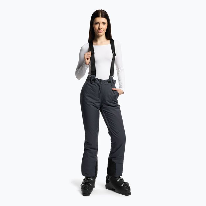 Women's ski trousers 4F dark grey H4Z22-SPDN002