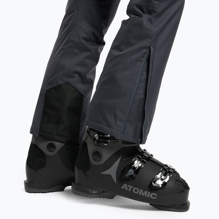 Women's ski trousers 4F dark grey H4Z22-SPDN002 5