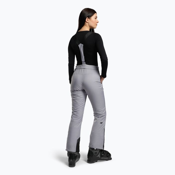 Women's ski trousers 4F grey H4Z22-SPDN002 3