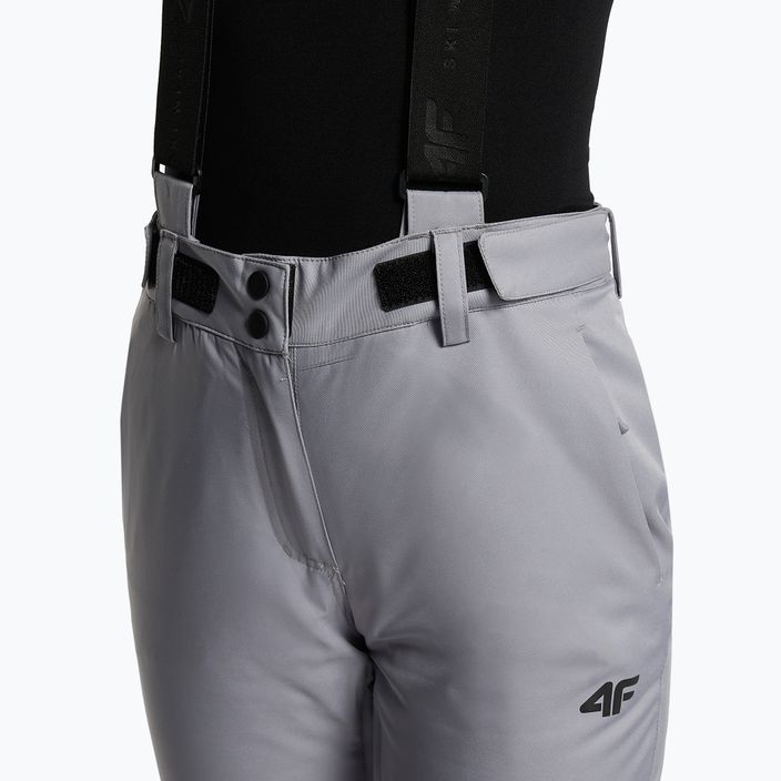 Women's ski trousers 4F grey H4Z22-SPDN002 4