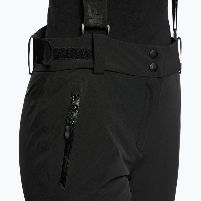 Women's ski trousers 4F black H4Z22-SPDN004 4