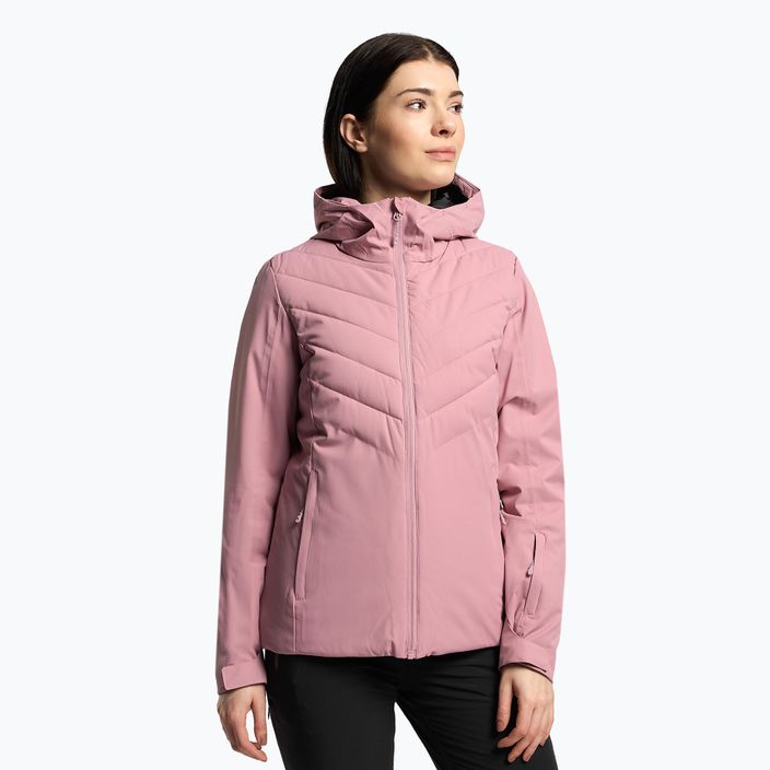 Women's ski jacket 4F pink H4Z22-KUDN003