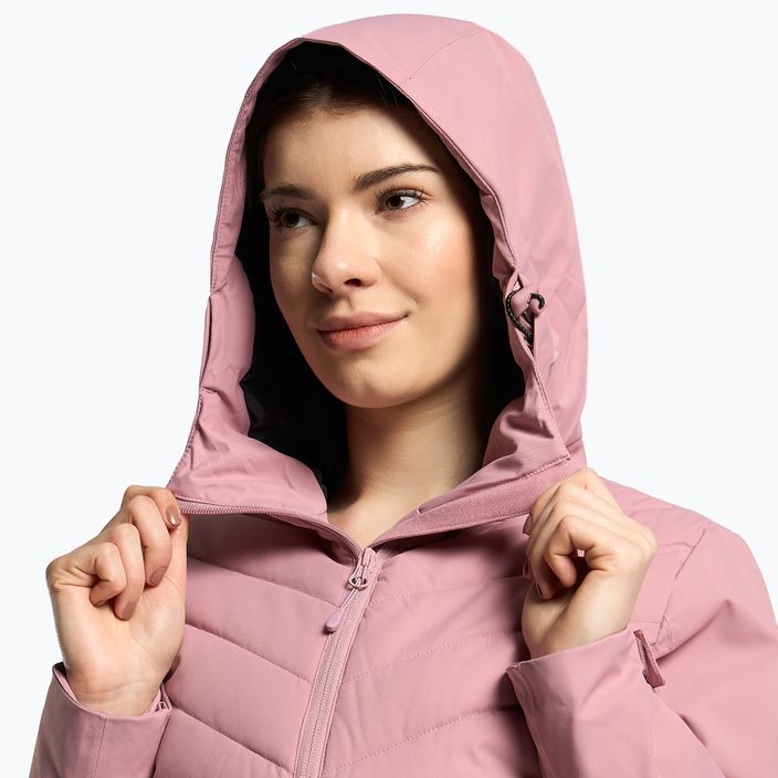Women's ski jacket 4F pink H4Z22-KUDN003 4