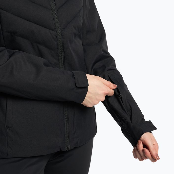 Women's ski jacket 4F black H4Z22-KUDN003 5