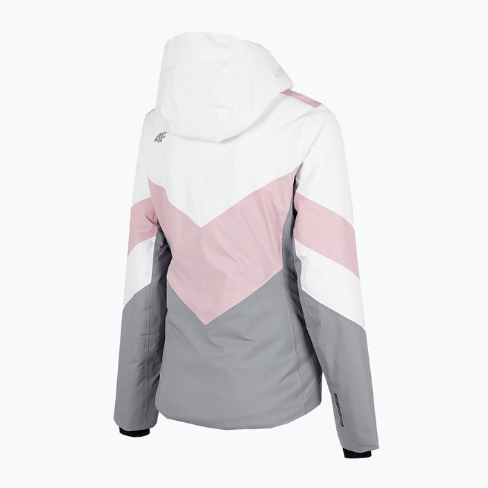 Women's ski jacket 4F pink H4Z22-KUDN008 8