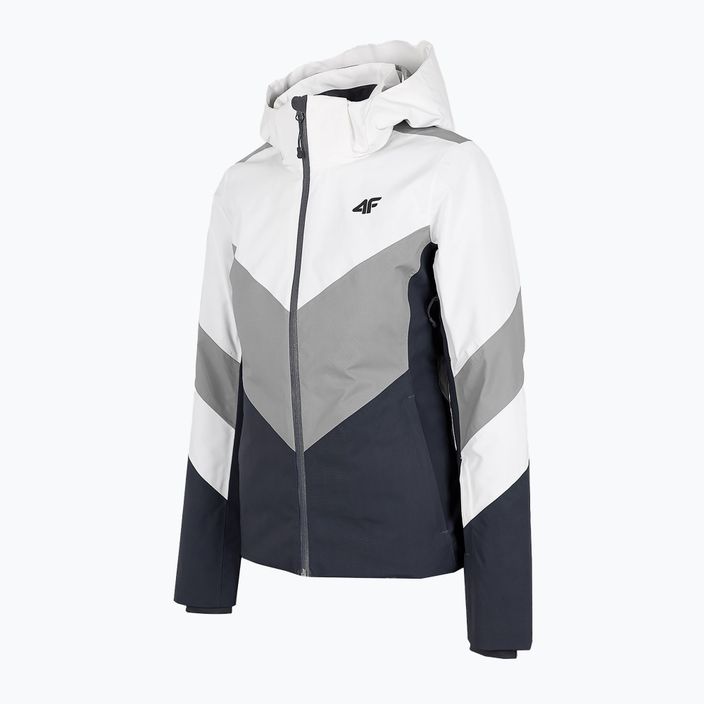 Women's ski jacket 4F grey H4Z22-KUDN008 7