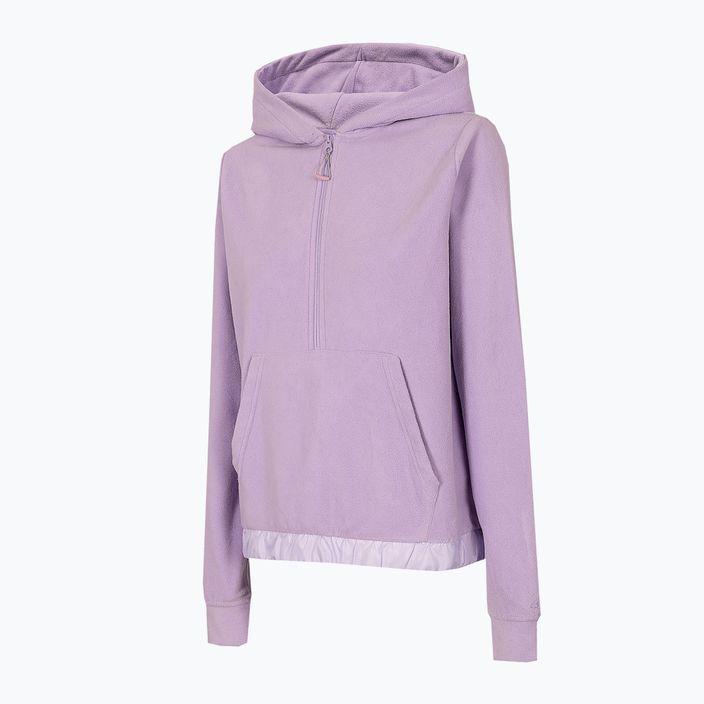 Women's 4F fleece sweatshirt purple H4Z22-PLD013 2