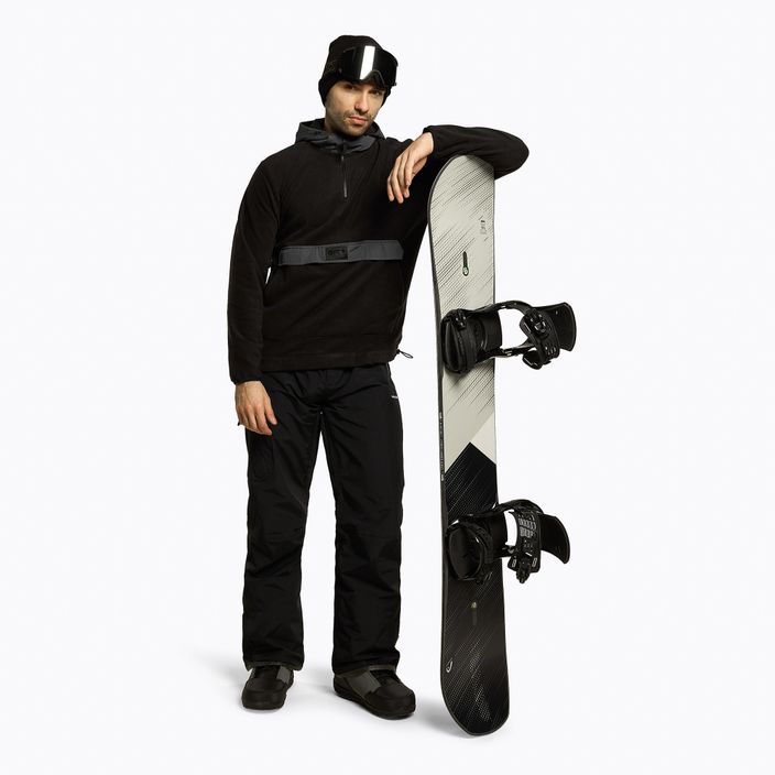 Men's 4F snowboard sweatshirt black H4Z22-PLM011 2