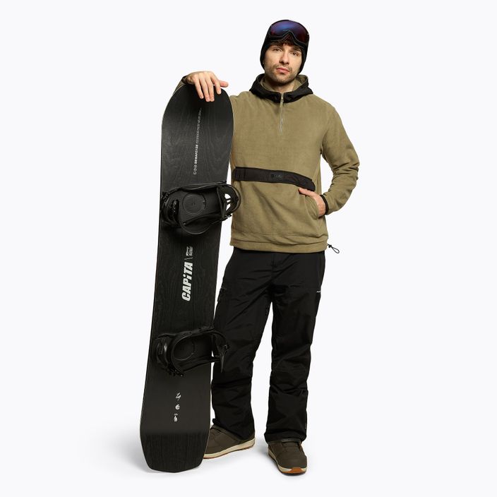 Men's 4F khaki snowboard sweatshirt H4Z22-PLM011 2