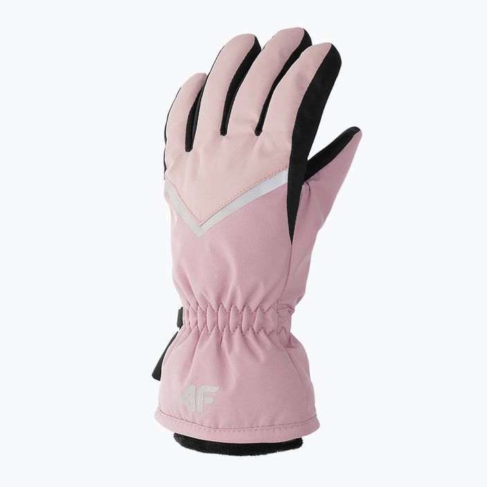 Children's ski gloves 4F pink 4FJAW22AFGLF039 6